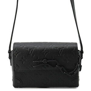 Louis Vuitton Steamer Wearable Wallet Taurillon Leather Monogram Black